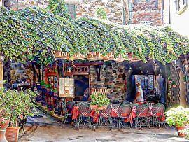 Del Pescatore Restaurant Passignano Sul Trasimeno von Dorothy Berry-Lound