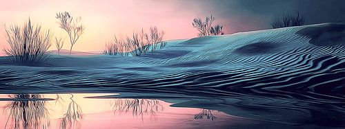 Silent Dunes – More at Pink Twilight