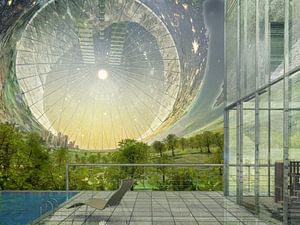 Terrasse avec une vue