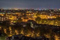 Haarlem skyline at night