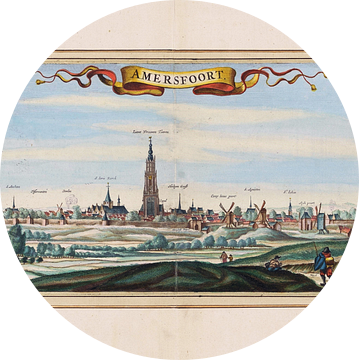 Steven van Lamsweerde, Gezicht op Amersfoort, 1631 - 1665 van Atelier Liesjes