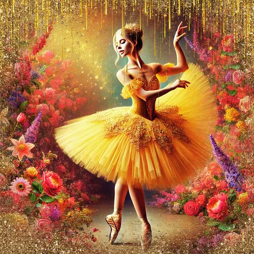 "Dancing Soul in Flower Paradise"