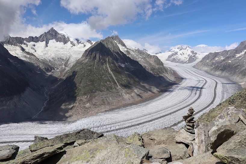 Aletsch Glacier in Switzerland by Sander van Doeland