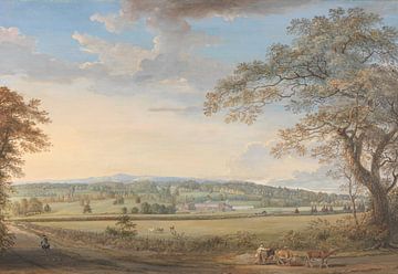 A View of Vinters at Boxley, Kent, Paul Sandby