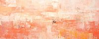 Abstrakte Pfirsich Kunst | Pfirsich