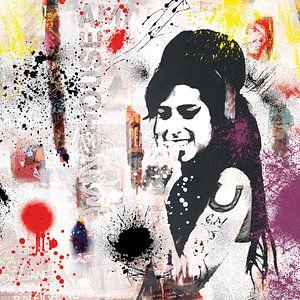 Amy Winehouse sur Rene Ladenius Digital Art