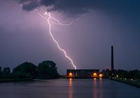 Het Woudagemaal onder stroom