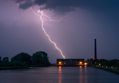 Das Woudaemaal unter Strom