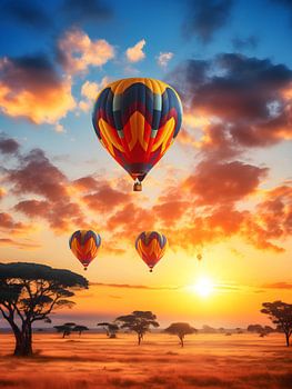 Heißluftballons in Afrika V4