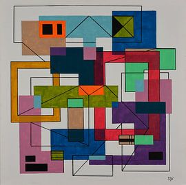 Chromatic Pathways van AJK Arts & Living