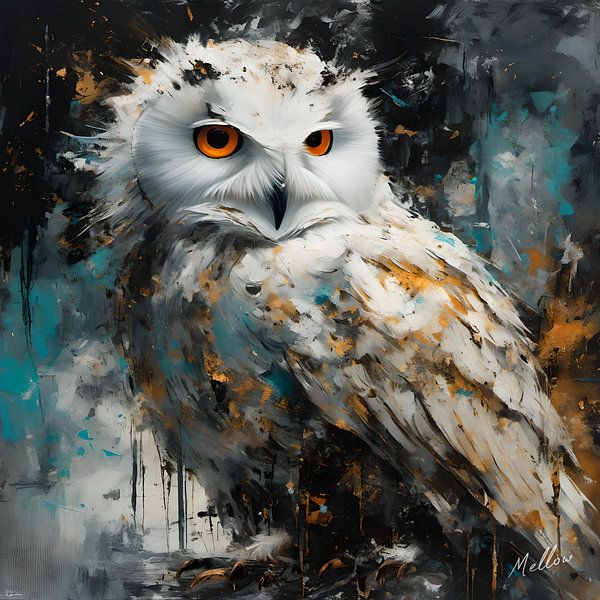 Snowy Owl by Mellow Art