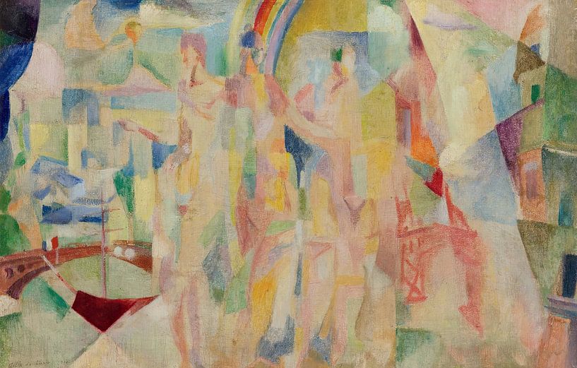 Sketch The City of Paris (1911) by Robert Delaunay by Peter Balan
