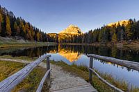 Bridge to Lago Antorno - Dolomites, Italy