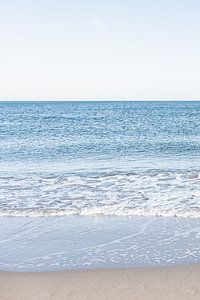 Triptyque de la mer du Nord et de la plage de Scheveningen. 1 de 3.