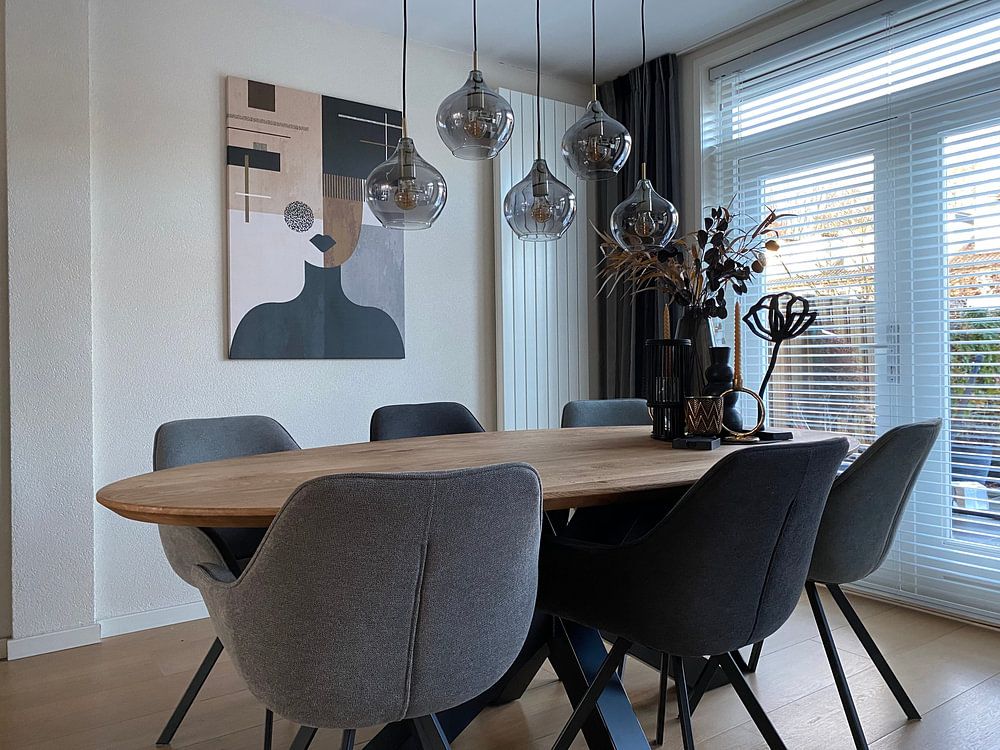 Abstract portret (Gezien bij vtwonen)  van Mirjam Duizendstra 