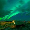 Polarlichter über einem Ruderboot von Tilo Grellmann | Photography