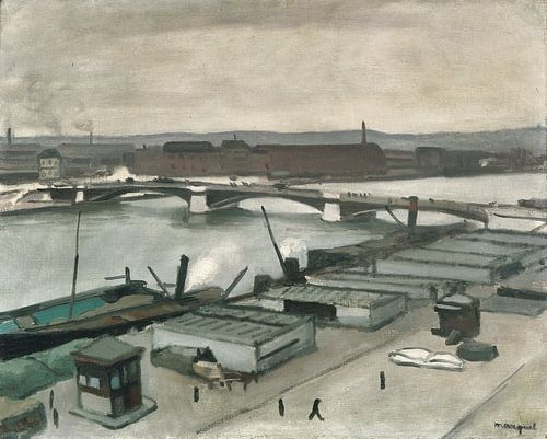 De kades van Rouen, Albert Marquet, 1912