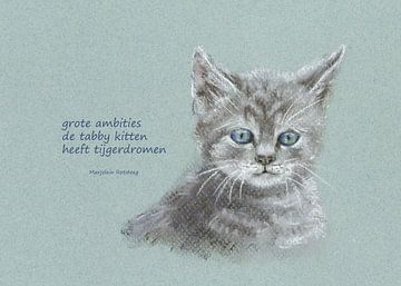 Große Träume Katzen Haiku Holländisch