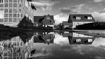 Herleshausen in de Werra vallei van Roland Brack