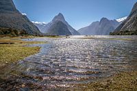Milford Sound en Mitre Peak, Nieuw Zeeland