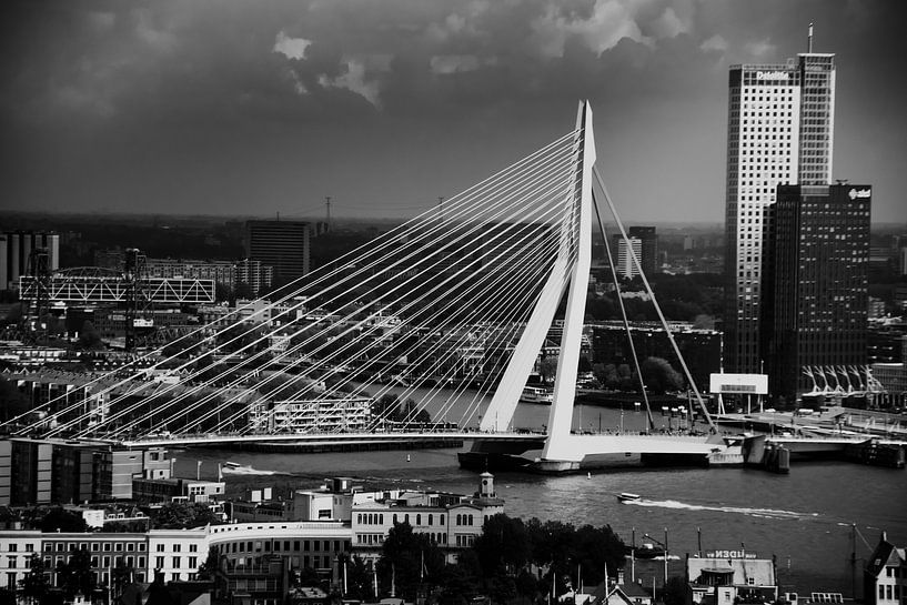 Erasmus Bridge, Rotterdam NL by Pix-Art By Naomi.k