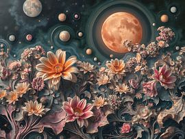 The flower garden by Jolique Arte