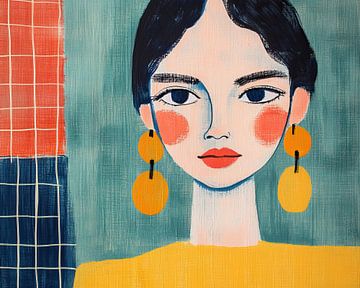 Women's portrait by Wonderful Art