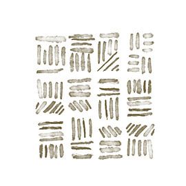 Aquarelle abstraite Lignes géométriques