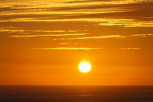 Midsummer Night Sunset Iceland