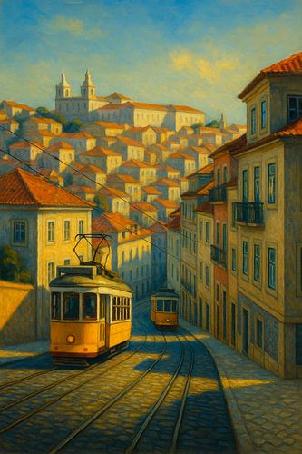 Gouden tramrit door Lissabon