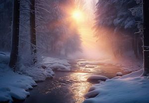 Romantische Winterlandschaft