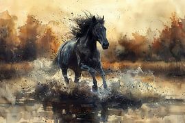 Horse sketch by PixelPrestige