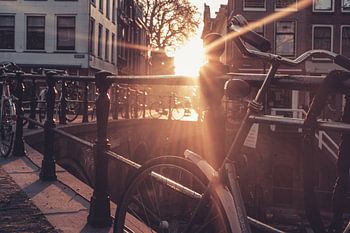 Sunrise over the Utrecht canals