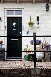 Porte d'entrée de la maison du pêcheur sur Dani Teston