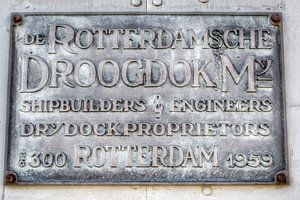 SSROTTERDAM-Souvenir-Plakette