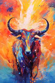 animal in multicolour by Gelissen Artworks