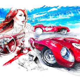 Ferrari Testarossa 250 (1956) van Martin Melis