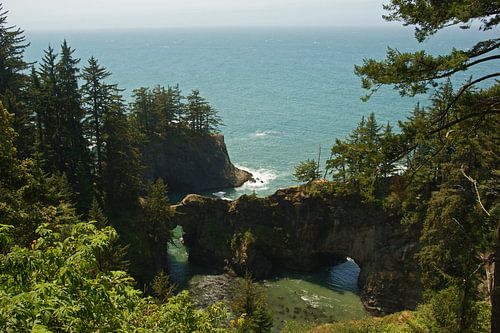 Ruige kustlijn, Oregon, USA