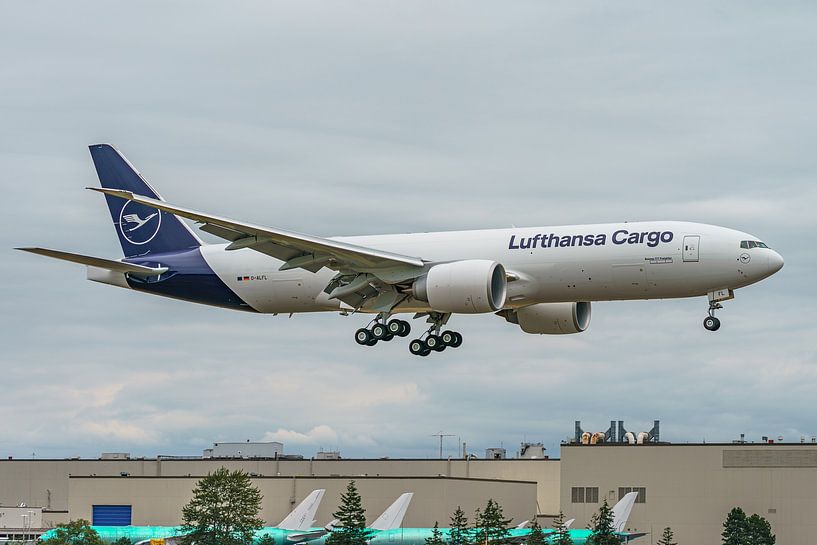 New Lufthansa Cargo Boeing 777F freighter. by Jaap van den Berg
