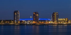 Feyenoord Rotterdam stadium 'De Kuip' at Night - part three b van Tux Photography