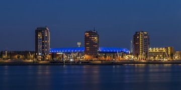 Feyenoord Rotterdam stadium at Night - part three b by Tux Photography