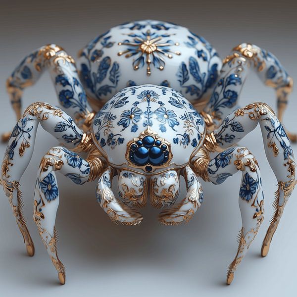 Porcelain animals by Ton Kuijpers