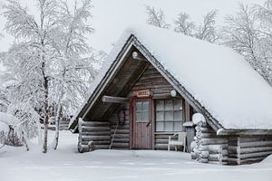 Finlande, cabane en bois sur Frank Peters
