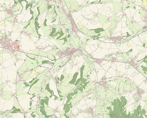 Kaart van Gulpen-Wittem