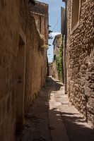 Rustiek straatje in Frankrijk