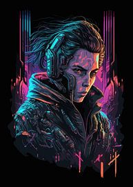 Cyberpunk-Sängerin von hanzo afthar