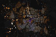 Kaart van Breda abstract van Maps Are Art thumbnail