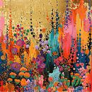 Garden Delight Abstrakt von Abstraktes Gemälde Miniaturansicht