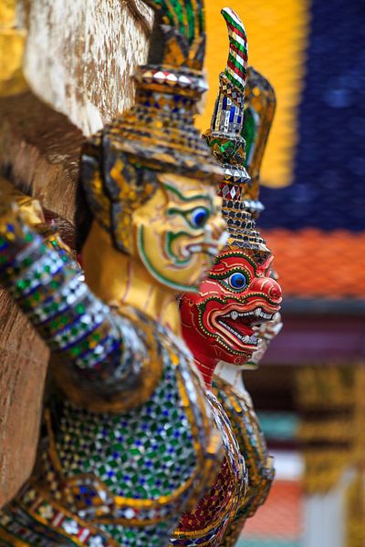 Guards Grand Palace Bangkok, Wat Phra Kaew by Jeroen Langeveld, MrLangeveldPhoto