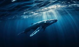 Underwater Ballet of the Humpback Whale by ByNoukk